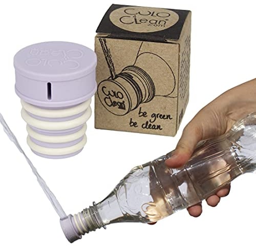 CuloClean Bidet Portable. Bidet de Voyage. Le bidet portable le plus discret. Compatible avec n'importe quelle bouteille en plastique. Portatif, hygiénique, bebe, amovible (CuloClean, 1pcs Violet)