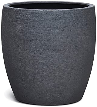 ESCHBACH® Pflanzkübel VASE 80 Nero Anthrazit Rund XXL * 83 x 83 x 82 cm * 10 Jahre Garantie