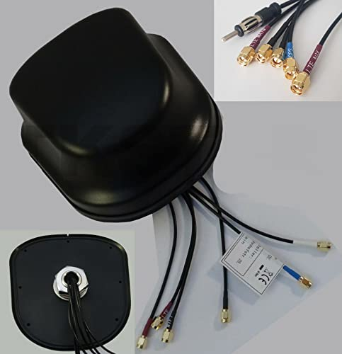 TK Star 5in1 LTE 4G 5G + WiFi WLAN MIMO GSM GPS FM Radio Antenne kompatibel zu Router Teltonika RUT950