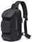 BANGE Sling Bag, Wasserdichte Herren Brusttasche Schultertaschen Crossbody Sling Rucksack für Herren, Sling Rucksäcke (Schwarz)