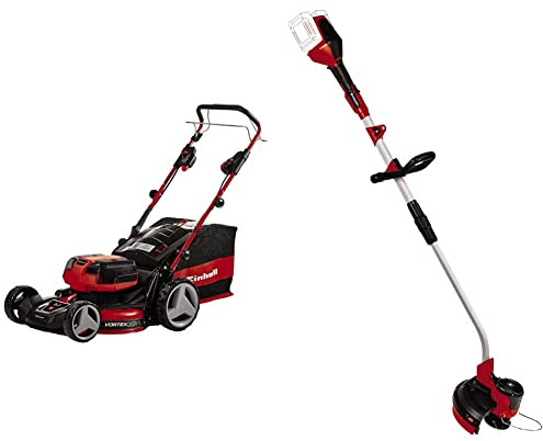 Einhell Tosaerba a batteria GE-CM 36/47 S HW Li Kit Power X-Change & GE-CT 36/30 LI e solo 3411300 Tagliabordi Elettrico Senza Fili Senza Asse