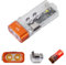 RovyVon E5 Keychain Torch USB C Rechargeable, 4000K High CRI Pocket EDC Flashlights Replaceable Battery Daily EDC Gear for Men Camping, Hiking(White+Red Sidelight)
