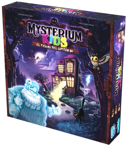 Libellud Mysterium Kids: Der Schatz von Kapitän BU | kooperatives Geheimnis-Brettspiel für Familien und Kinder | ab 6 Jahren | 2-6 Spieler | 20 Minuten pro Partie | Spanisch
