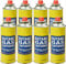 Portable Butane Gas Bottles/Canisters For Outdoor Camping Heater Cooker BBQ (4 Canisters)