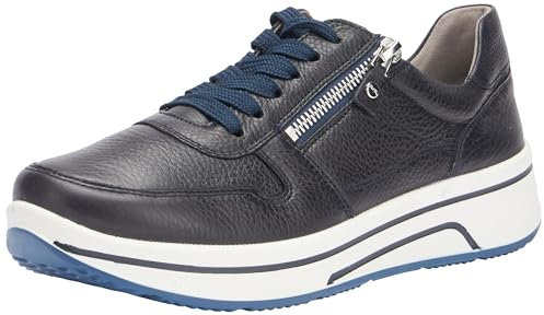 ara Damen Sapporo Sneaker, BLAU, 41.5 EU Weit
