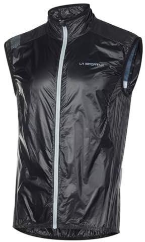 LA SPORTIVA Herren Blizzard Windbreaker Vest M Black/Carbon Kleid
