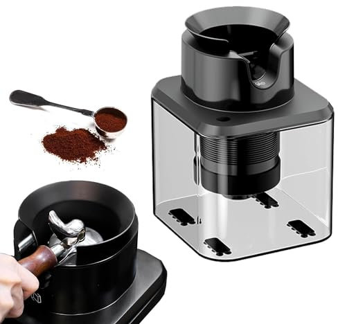 Commercial Portafilter Cleaner, Electric Coffee Grounds Cleaner for 58mm Portafilter, Automatic Espresso Grounds Cleaning Machine includes 3 Brush heads, for Home & Café Use B