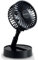 Innoliving Ventilatore Pieghevole Ricaricabile Senza Fili,Altezza Regolabile, 3 Velocità, Angolo 90°, Batteria Litio 1800mAh, Ricarica USB, Portatile, Conveniente (Nero, 10 cm Pieghevole)