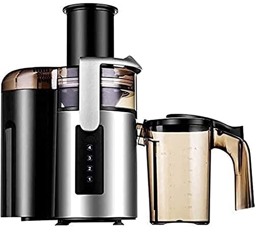 TNSSCZM Centrifugatrice da 1000 W, Facile da Pulire, Estrattore di Succo Ultra Potente a Doppia Velocità per Frutta e Verdura, Acciaio Inossidabile, Piedini Antiscivolo