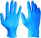 Premium 100 Pack Nitrile Disposable Gloves - E-Co Friendly Nitrile Gloves, Powder/Latex-Free - Blue Surgical Gloves, Fit to Size - Perfect for Cleaning & Food Handling (Blue, Large (Pack of 100))
