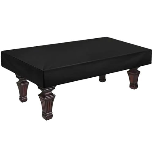 HEUchuan 7 8 9 fuß Billardtisch Staub Abdeckung 210D Oxford Tuch Pool Tisch Volle Abdeckung Mit Kordelzug Möbel Abdeckung Pool Tisch Staubschutzhaube(235x135x20cm)