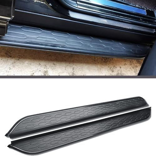Lot de 2 accessoires pour Kia Sportage NQ5 2023-2025 Marchepied latéral en aluminium avec faces en plastique (avec supports)
