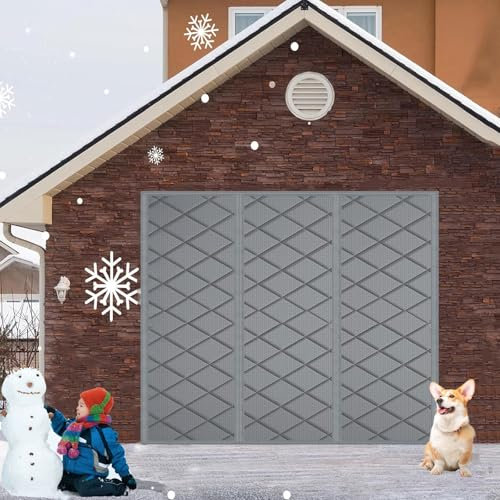 Magnetic Thermal Insulated Door Curtain, Insulated Door Cover, Windproof Heavy Soundproofing Door Curtain, Thermal Door Curtain for Winter Closed by Magnets,Silent,Pet-Friendly,for Home,Office Store