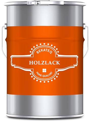 Möbellack 2in1 Grundierung + Holzlack 5l farblos glänzend für innen - Holzbodenlack Parkettlack Dielenlack Treppenlack Holzversiegelung - geruchsarm, strapazierfähig, stoßfest - BEKATEQ BK-725