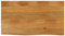 Myheimly Tischplatte, Holzplatte mit Baumkante, Massivholzplatte für Esstisch Couchtisch, Ersatztischplatte, Eiche,massives Mangoholz,100 x 60 x 2.5 cm