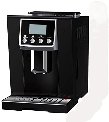 OZBME Cafetière Automatique, Machine à Expresso, Moulin à meules intégré, réservoir d'eau de 1,8 L, idéale pour la Maison et Le Bureau