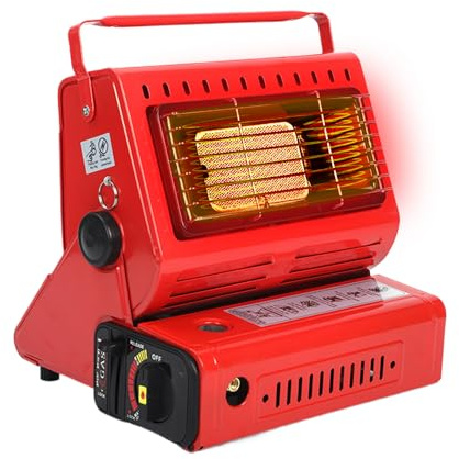 Radiateurs pour tentes de camping d'hiver, appareil de chauffage compact et économe en énergie avec une poignée | Chauffage pour tentes de camping, pour l'intérieur et l'extérieur, camping, amis