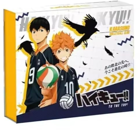 Haikyu!! | Anime Sammelkarte zum Sammeln | Versiegelte Box | Japanische Ausgabe | Für Sammler ab 15 Jahren | Haikyuu!! To The Top Volume 1