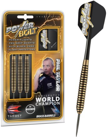 Target Phil Taylor Power Bolt Messing Darts Set 22 G oder 24 g