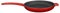 Lava Cookware Fonte Émaillée Poêle grill avec poignée en métal, ronde, 20 cm, rouge
