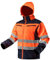 NEO TOOLS Softshell Warnjacke mit Reflektionsstreifen orange Neon gelb Arbeitsjacke Warnschutz Sicherheitshose M orange