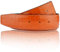 Orange 90 cm Exklusiver Premium Krokodilleder Optik Ledergürtel als Wendegürtel in der Breite 32 mm Echt Leder Gürtel mit eine dicke von 3,5 mm ohne H Gürtelschnalle
