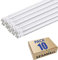 SET 10 Tubo Neon Led 120 cm 18W Attacco T8 Luce Bianco NATURALE 4000-4500 K 1980 Lumen Equivalente 200 Watt Copertura Opaca