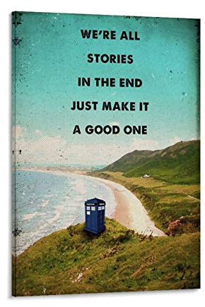 SDFSDF Dr Who Tardis Filmkunst, Retro, Reise-Poster, dekoratives Gemälde, Leinwand, Wanddekoration, Heimdekoration, Sammlerstück, Vintage-Poster, 30 x 45 cm