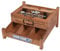 Palazzo Cutlery Tray Retro Cutlery Drawer Wooden Box Glass Lid LOF087