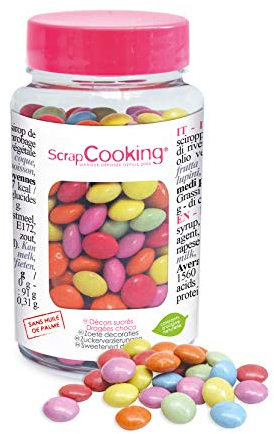 Süße Dekorationen mit bunten Schokodragees 75 g