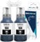 LCL 104 140ML*2 Tinte kompatibel für Epson 104 Schwarz Tintenflasche Kompatibel für Epson EcoTank ET-1810 ET-2710 ET-2711 ET-2712 ET-2714 ET-2715 ET-2720 ET-2721 ET-2726 ET-2810 ET-2811 (2-Pack)