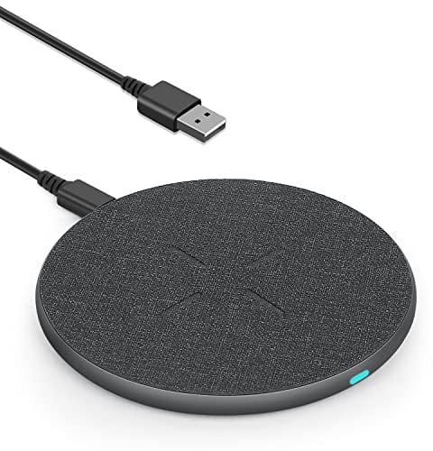 Wireless Charger for iPhone 16/15/14/13/12/11/Pro Max/XR/X/8 Plus, Qi-Certified - 15W Max Fast Wireless Charging Pad for Samsung Galaxy S23/S22/S21/S20/S10, Huawei P30 Pro/Mate RS and Other Qi Phones