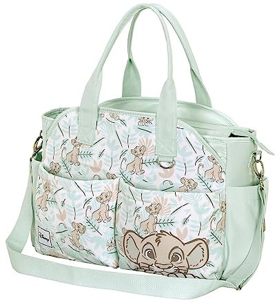 Disney Il Re Leone Roar-Borsa per Passeggino Mommy, Turchese, 44 x 32 cm