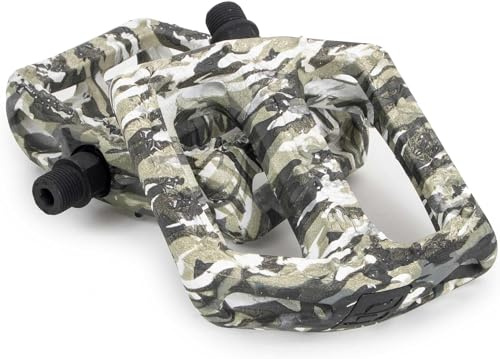 Eastern Facet Pedale, 1,4 cm, hohe Griffigkeit, faserverstärkter Kunststoff, Achse aus Chrom-Molybdat, für BMX, MTB, Rennrad und Kinder