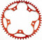 YBEKI Plato 130BCD 38-60T - Monoplato Redondo 7075-T6 CNC para Bicicleta Carretera, Compatible Shimano/SRAM 8-12 Velocidades, Diseño Estrecho-Ancho Anticaída, 45% Más Ligero (Cert. ISO 13041) ﻿