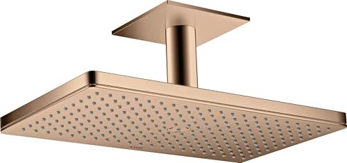 hansgrohe AXOR ShowerSolutions Kopfbrause 460/300 1jet, Deckenanschluss, 35277300, Farbe: Polished Red Gold