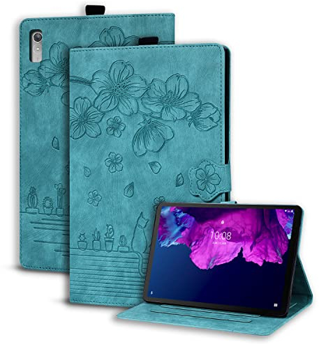 Succtopy Funda Lenovo Tab P11 (2nd Gen) 11,5 Pulgadas 2022 TB350FU/TB350XU Ultra Slim PU Protectora Tableta Cover con Función de Soporte Carcasa Lenovo Tab P11 (2nd Gen) 11,5 2022 - Verde Claro