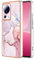 XINYEXIN Handyhülle für Xiaomi 13 Lite 5G Hülle Mädchen Glitzer Bunt Marmor Muster Design Robust TPU Silikon Stoßfest Schutzhülle - Roségold
