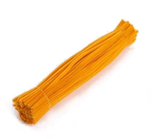 Rockreyoa 100 limpiadores de pipas para manualidades, alambre de chenilla extra grueso, mullido, para manualidades, tallo de chenilla multicolor, para esculturas de alambre, manualidades, muñecas,