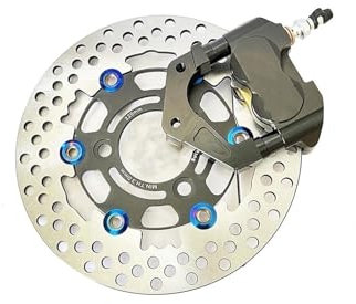 UNPGATUB RPM CNC-Elektromotorrad-Roller-Bremssättel 200 mm 220 mm Scheibenbremspumpen-Adapterhalterung kompatibel mit Aerox BWS RSZ 100% brandneu (Color : Black 220mm)