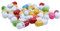 Jenbnoau 24Pcs Vitamin Pille Kugelschreiber, Neuheit Einziehbare Geschenk Kugelschreiber mit LäChelndem Gesicht Cute Cartoon Emotion