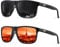 HENGOSEN Polarised Sunglasses Men Sports: Mens Sunglasses Fishing Driving Running Retro Sun Glasses with UV Protection 2 PACK