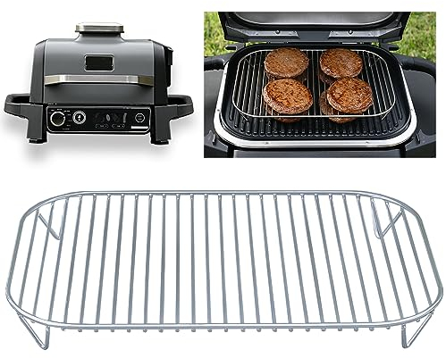 INFRAOVENS Grille en acier inoxydable pour barbecue d'extérieur Ninja Woodfire Pro XL, Pro Connect XL, OG850 OG951 Wood Fire Electric Master Grill Accessoires pour friteuse à air, passe au