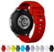 TStrap Bracelet de Montre Silicone 20mm pour Homme et Femme, Boucle Réglable, Dégagement Rapide, Bracelet Montre Sport Rouge, Compatible avec les Montres Intelligentes