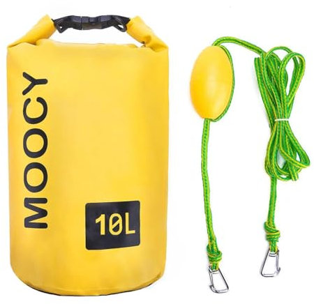 Wasserdichter Trockensack – Sandsack-ankerr, 2-in-1, 10 L/20 L, Luftdichter Trockensack | Schwimmender Dry Bag Drift Bag, Dry Gear Bag, Wasserdichter Seesack, Regenfester Dry Bag