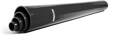 ENKATEC® Manguera de silicona de 1000 mm, manguera turbo para refrigerante, manguera de refrigerante, manguera para coche, universal, resistente al calor, ID 8-114 mm, tamaño a elegir