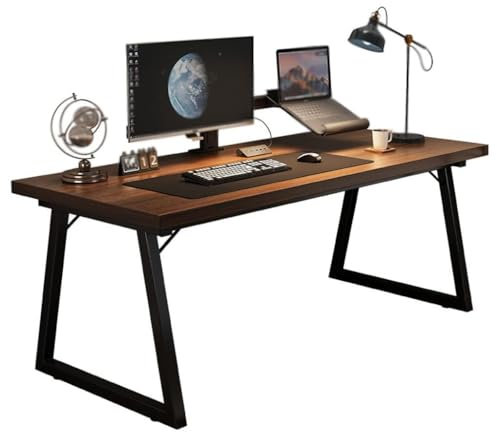 Escritorio Ordenador Escritorio Gaming Escritorio De Computadora De Madera Maciza, Escritorio De Oficina Con Estructura De Acero, Escritorio Para Escribir, Escritorio De Estudio Para El Hogar, Estació