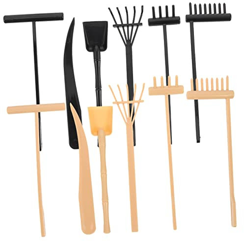 KICHOUSE Sand Art 1 Set Zen Sand Table Rake Zen Garden Tool Japanese Tools Rock Zen Garden Kit Zen Sand Garden Zen Garden Rakes Japanese Zen Garden Rake Sand Tray Miniatures Rake Sandboxes Plastic