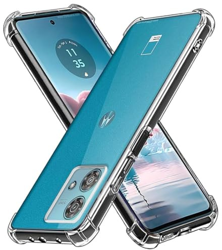 GAPlus Motorola Moto Edge 40 Neo Case Transparent Crystal Ultra Slim Clear Gel Shockproof Bumper Case Cover For Moto Edge 40 Neo 5G