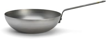 DeBuyer - Sartén wok de hierro mineral B diámetro 24 cm